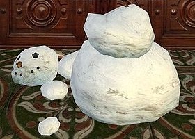 Грустный снеговик