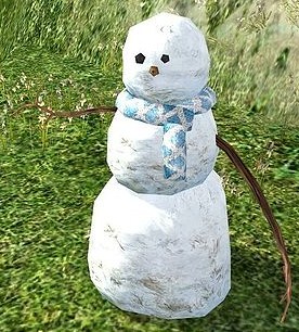 Лысый снеговик
